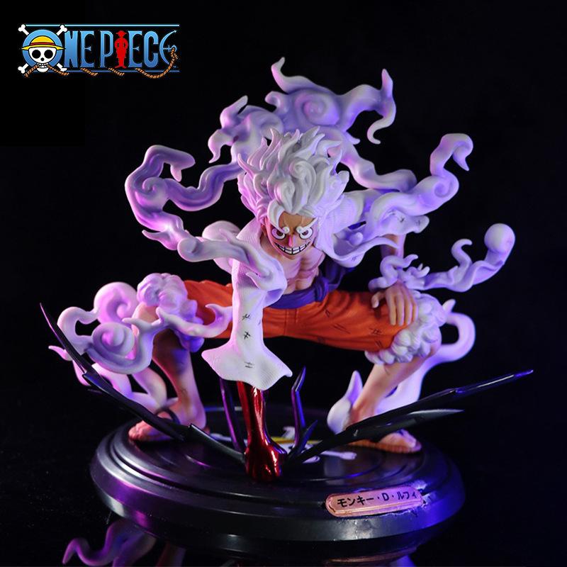 20cm One Piece Figure Nika Luffy Gear 5 Sun God Nika Luffy Figurine Action Figures Pvc Statue Collection Model Doll Toys Gift