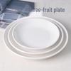 Zhi Shi Commercial White Ceramic Western Dinner Plates