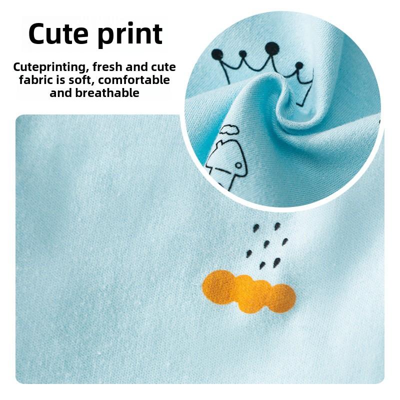 Cat Spring and Summer Casual Wind Fresh and Cute Printed Vest Teddy Small Dog Dog Breathable Pet Cat Clothes