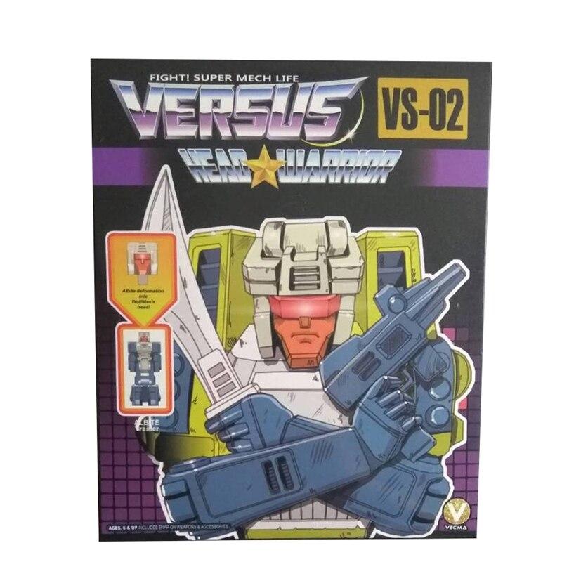 Transformation Action Figure Toy Head Werrior Series Weirdwolf Model 12cm Abs Deformation Car Robot Figma