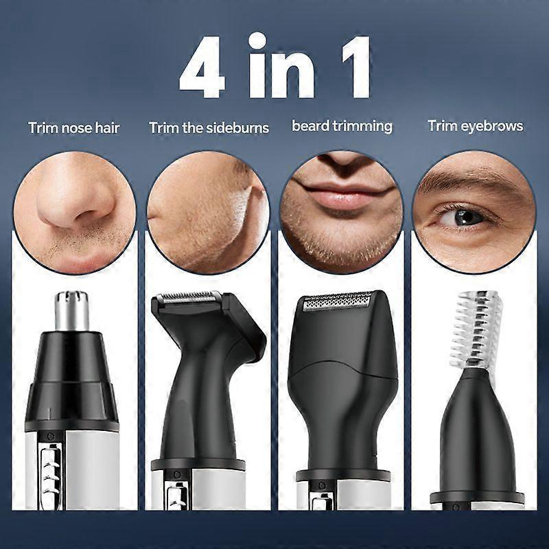 4-in-1 Multifunctional Electric Nose Hair Trimmer Set A Gift for Your Husband