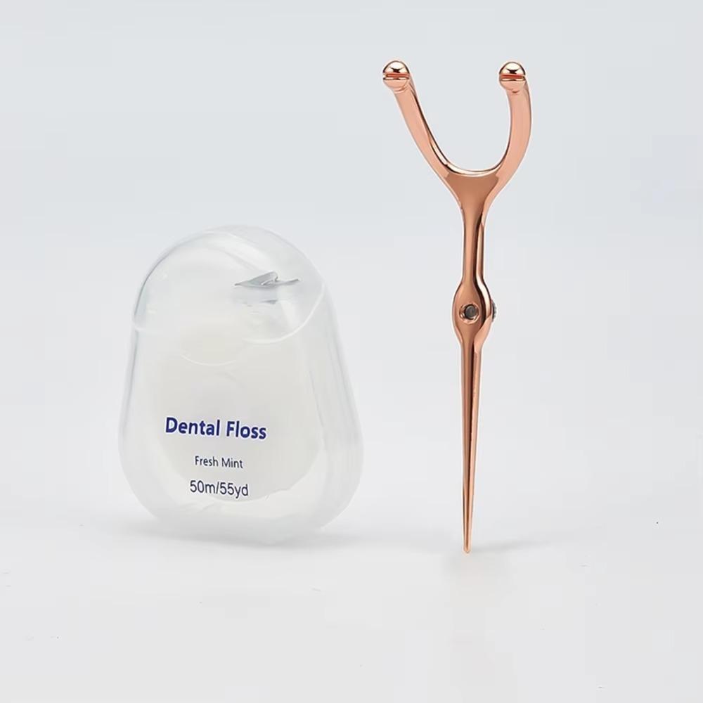 Reusable Toothpicks Set Stainless Steel Oral Cleaning Tools New Floss Teeth Cleaner