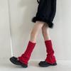 Womens Mid-Calf Knit Leg Warmers Stack Socks Casual Fashion Ribbed Cuffed Sock Covers