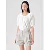 8Seconds Round Neck Volume Blouse White (114865Ay11)