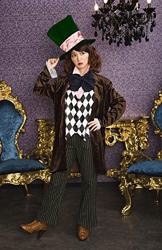Clearstone Halloween Trick Hatter Costume (Unisex, Brown)