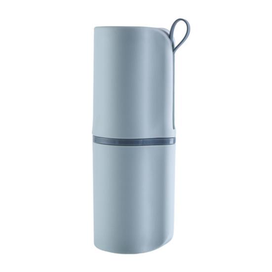 

Портативная дорожная чашка для зубной щетки, многофункциональная зубная щетка, чашка для хранения зубной пасты, стоматологический цилиндр большой емкости, бытовая бутылка для полоскания рта синий