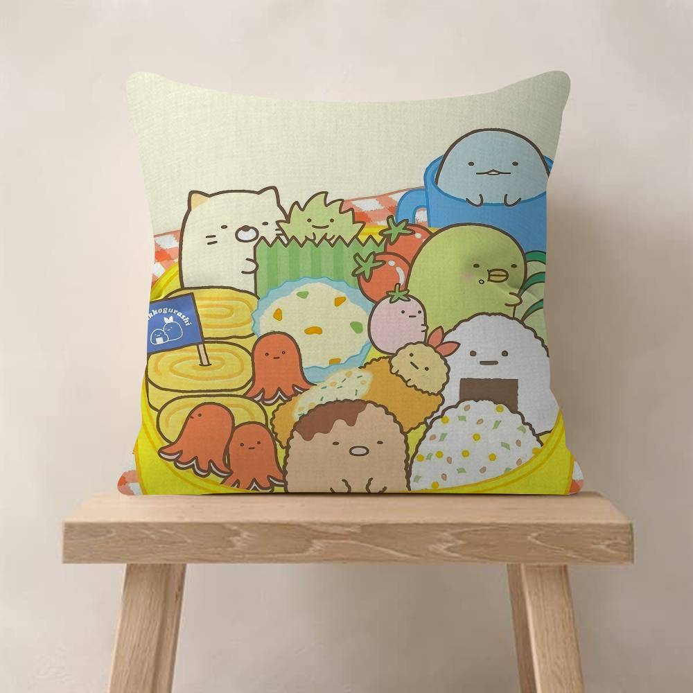 Cartoon Sumikko Gurashi Cool Cushion Cover x Polyester Sofa Cushions Decorative Throw Pillows Home Decoration Pillowcover