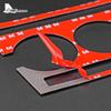 Real Carbon Fiber Car Radio Control Accent Sticker For Mazda 3 2010 2011 2012 2013 Interior Trim Auto Accessories Car Styling