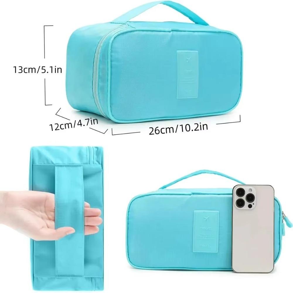 Foldable Storage Bag for Underwear Bra Socks Portable Wardrobe Organizer Home Travel Luggage Clothing Sorting Packing Bag