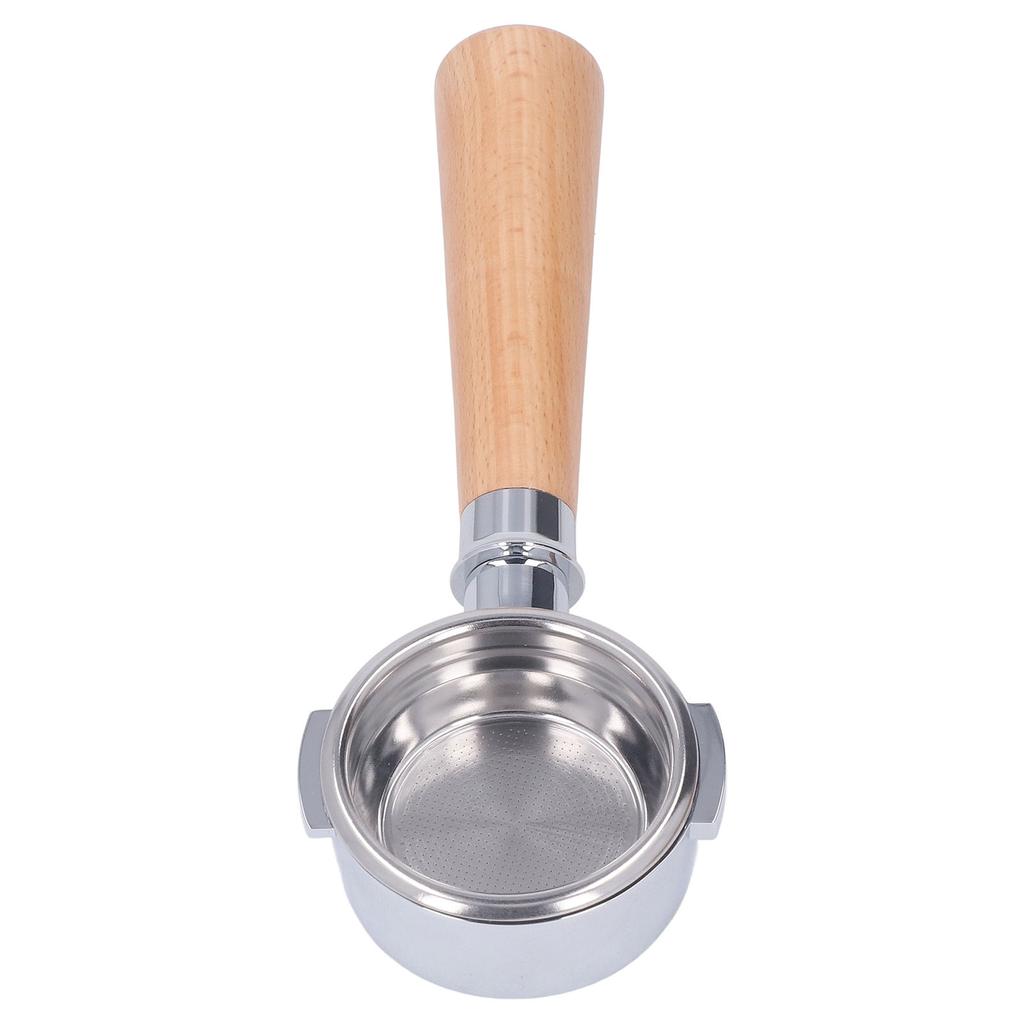 58mm Coffee Portafilter Aluminum Alloy 2 Ears Bottomless Portafilter Handle with Single Layer