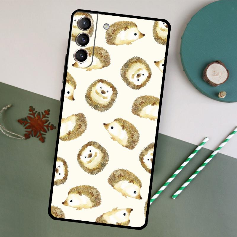 Hedgehog Phone Case For Samsung Galaxy S26 S23 Ultra S20 S21 S22 S24 S25 Plus S10 S25 FE Back Cover