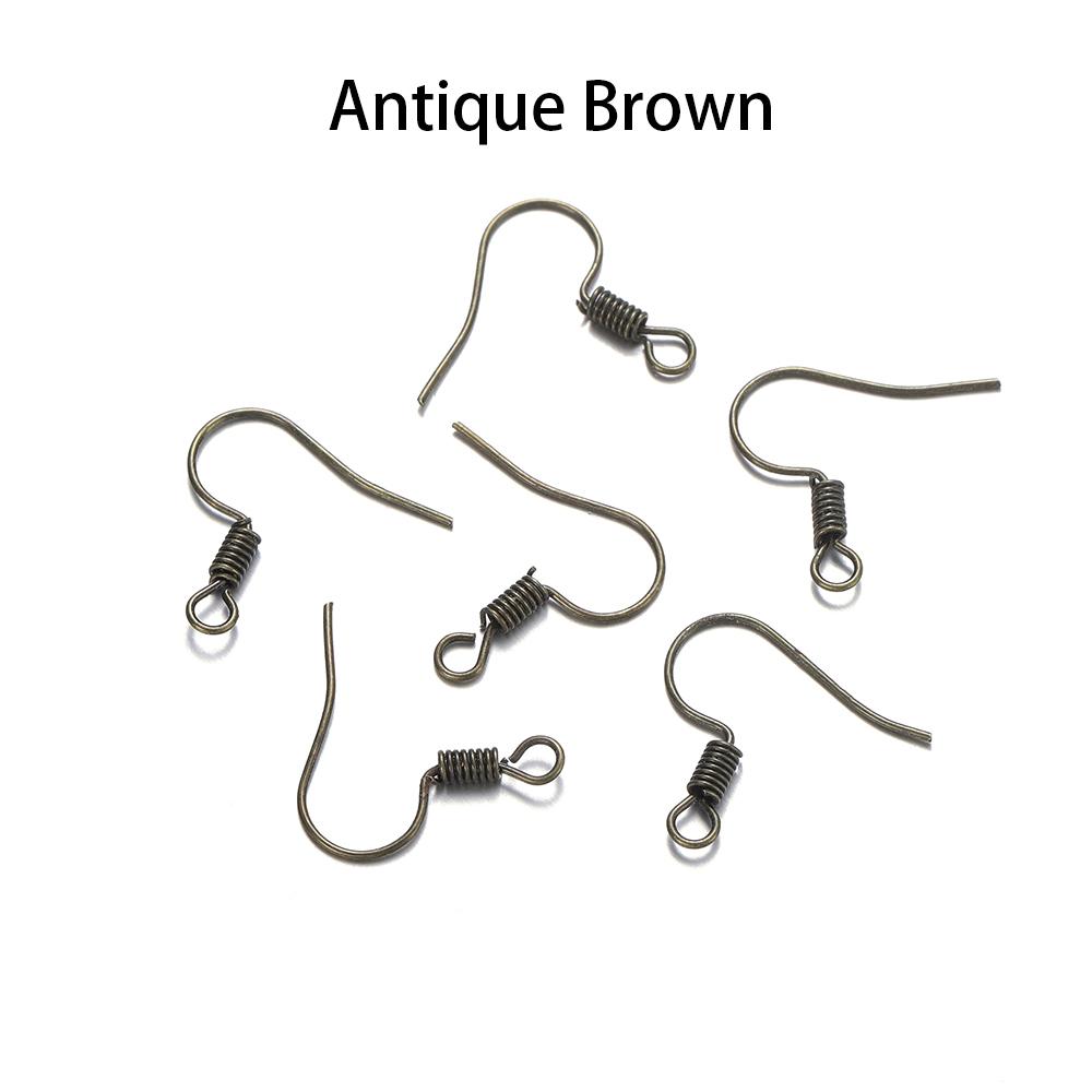 100Pcs Multicolor Metal Simple Earing Hook Earing Clasp Connector For DIY Earwire Pendant Jewelry Making Accessories Findings