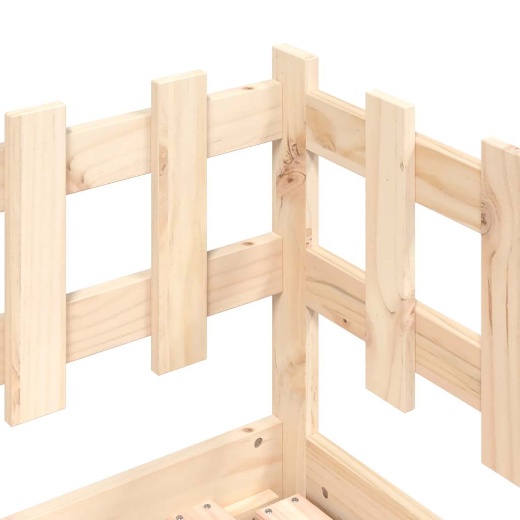 Extendable Daybed 2x (90x200) cm Solid Pine Wood