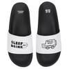 Inap X KOLON Sport Comfortable Casual Non-Slip Slide Sandals Unisex Footwear Black FE2AX24910-BLK