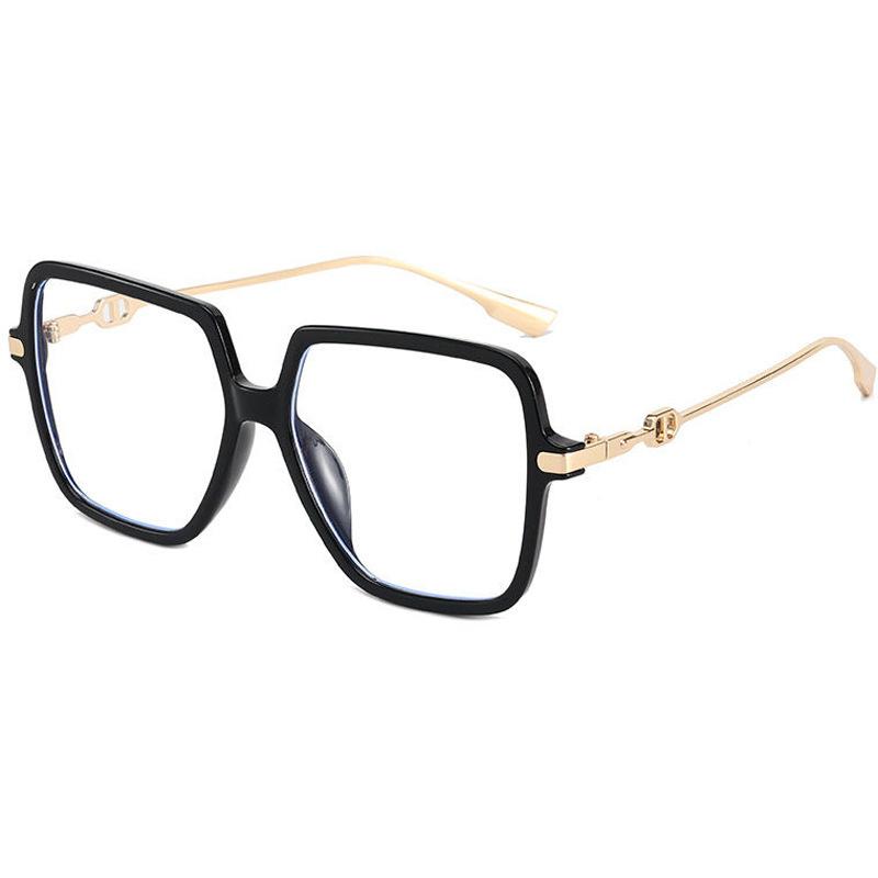 Luxury Oversized Anti Blue Light Men Women Glasses Diamond Studded Square Eyeglasses Computer Goggles Eyewear Glitter Frame YSX