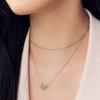 [Rosemont] Silver Chain Necklace Tangle Ra25B28T