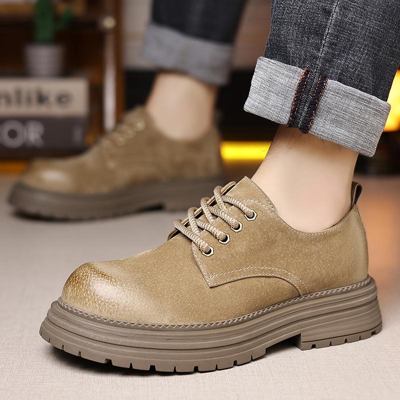 Fashion Fashion Men's Thick Soled Shoes Luxury and Minimalist Styles Party or Work Business Office Thick Soled High-quality Shoes