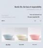 Thickened Frosted Plastic Washbasin for Household, Laundry, and Baby Use