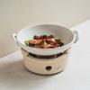 Large-Capacity Ceramic Casserole Household High Temperature Resistant Dry Pot, Thickened And Practical Stew Pot With Handle, Non-Stick Soup