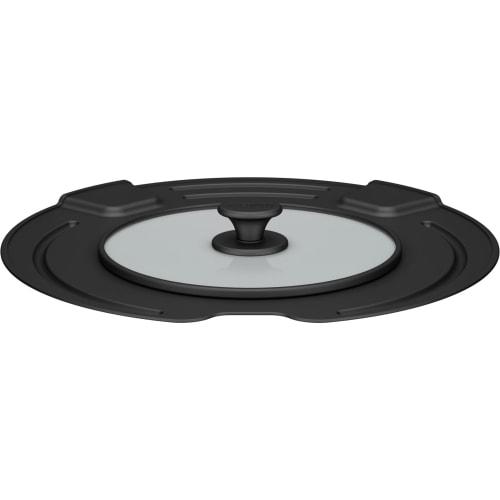 Thermos Lid for Frying Pan with Removable Handle, Black KLK-2628 BK