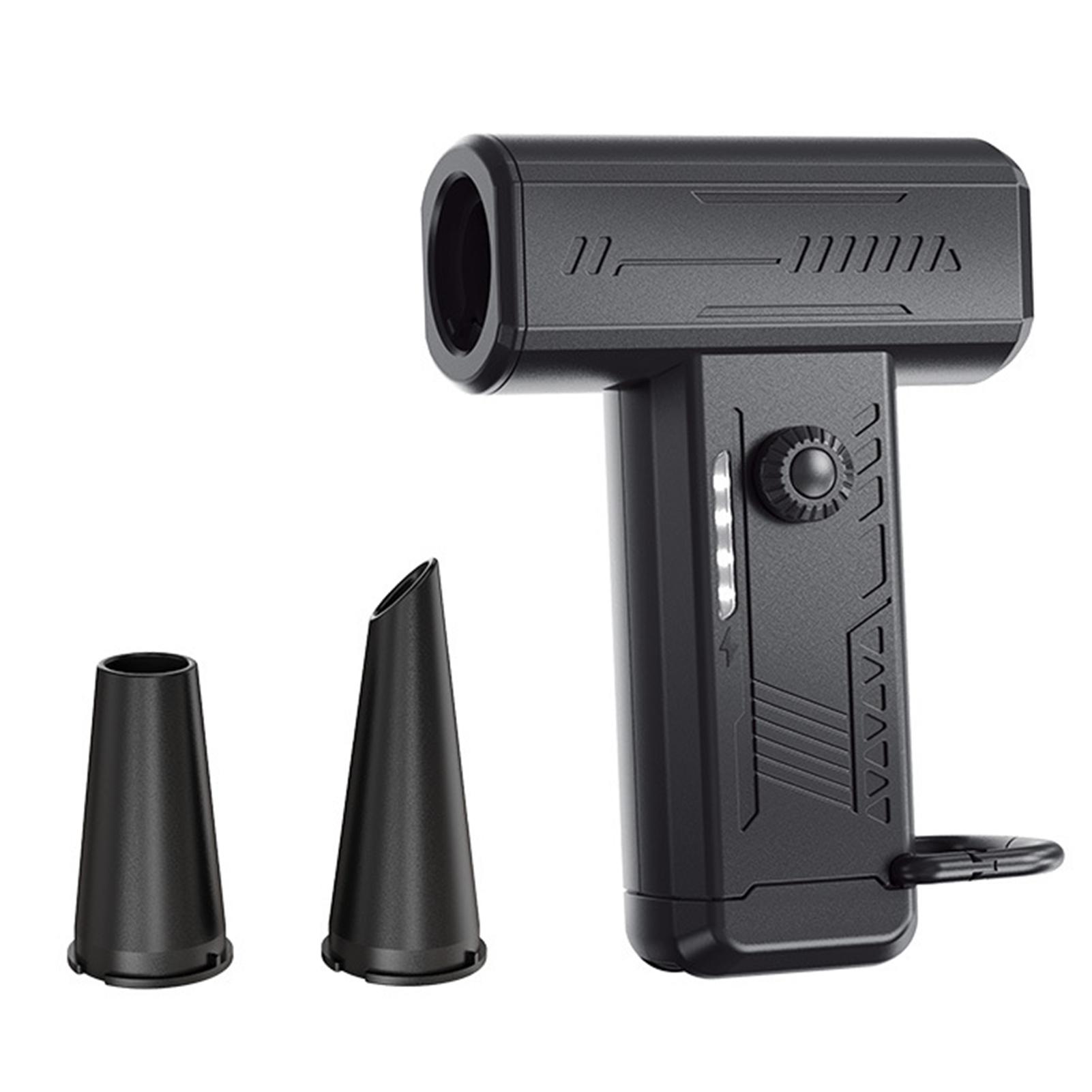 

Turbo Jet Blower Fan with LED Light,130000RPM,Portable Air Blower,Powerful Blower Keyboard Dust Cleaning,Outdoor BBQ Camping