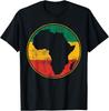 Neues limitiertes Vintage-Retro-T-Shirt mit Afrika-Karte: Tansania, Namibia, Kenia – Unisex