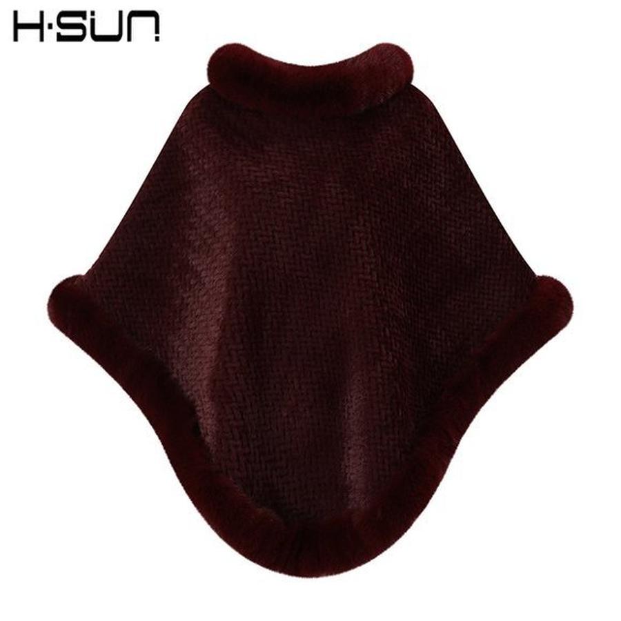 Fringed Print Hoodie Shawl Poncho Fleece Casual Street Style Warm Unisex Women's