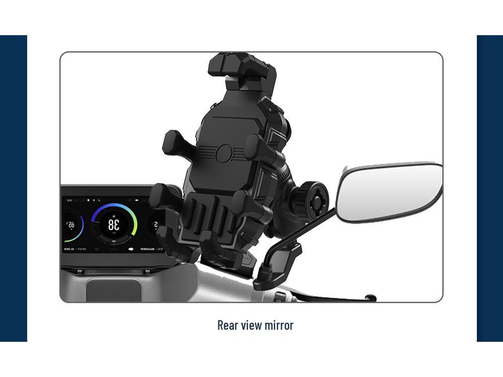 Wireless Fast-Charging Motorcycle & Scooter Phone Holder