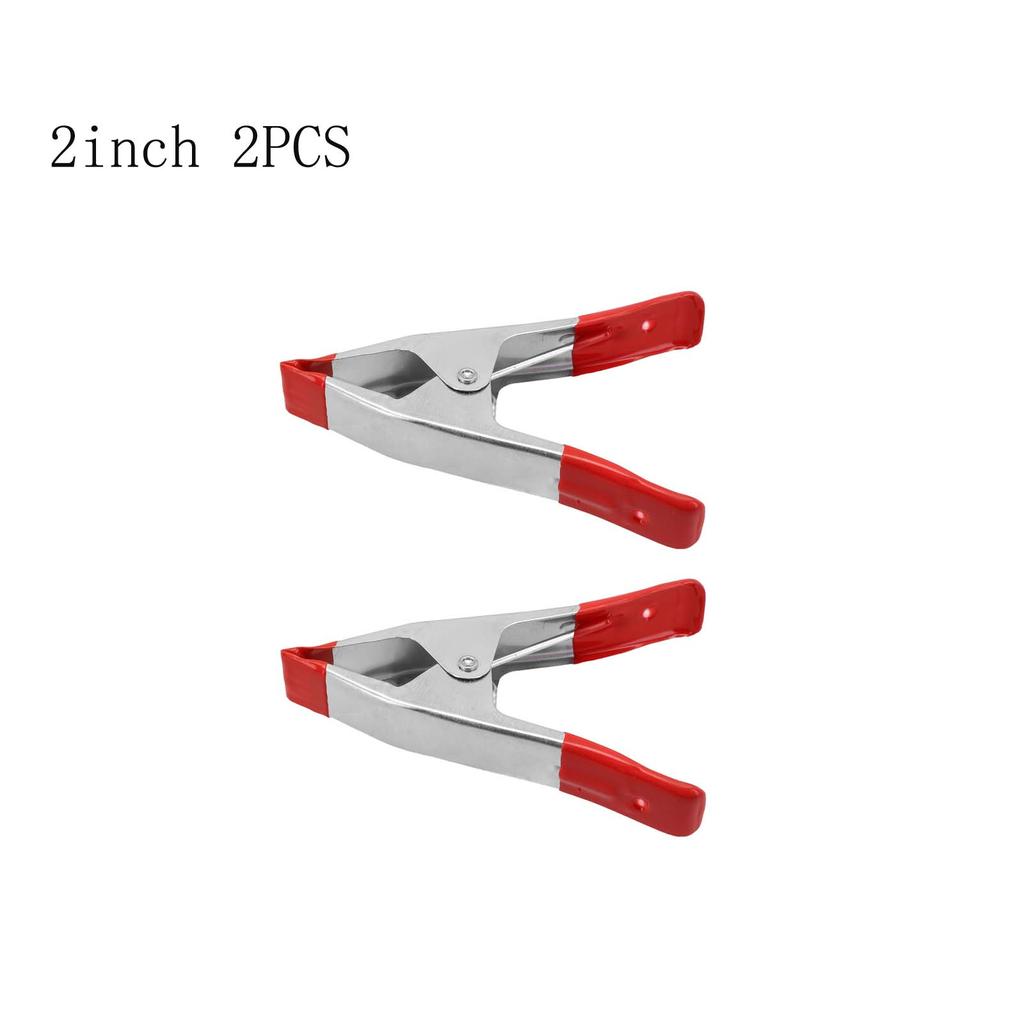 2pcs 2/4/6 Inch Metal A-Shaped Spring Clip Multi-Purpose Spring Clamps Woodworking Electrician Powerful Spring Clamps Hand Tools