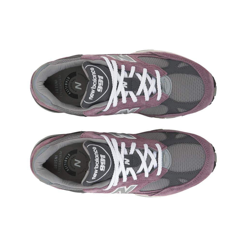 New Balance 991 Fabriqué en Angleterre Mauve Pensif Baskets Homme Rose Alliage Perle Fumée M991PGG