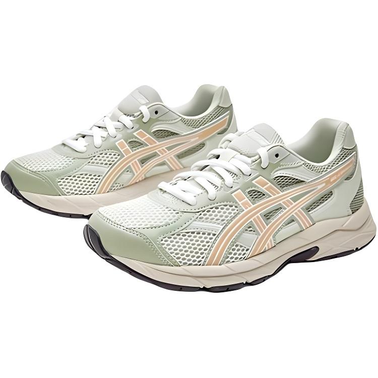 Asics Kids Contana Running Shoes Comfortable Lightweight Stable Daily Outdoor Sports Men Sneakers Green 1014A371023