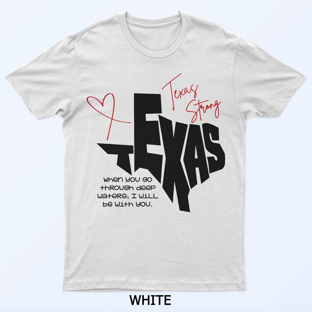 

Texas Stronger Than Storm Support Community Pray For Texas T-Shirt M