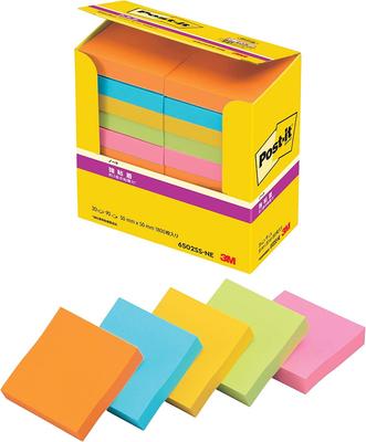 Sticky Strong Adhesive Neon 50 X 50 90 Sheets X 20 Post-it Notes, Notes, Color, Mm, Books, 6502SS-NE