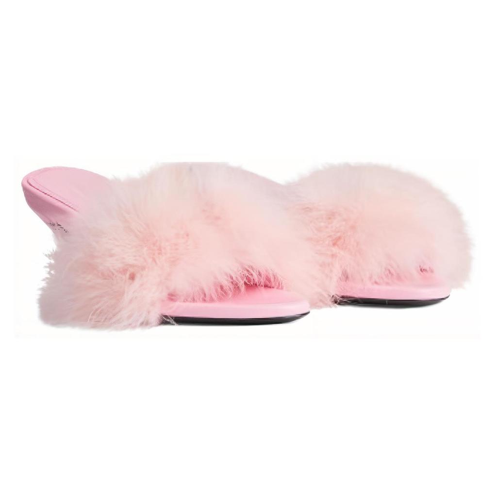 Balenciaga Boudoir 70mm Sandals 'Pink Feathers' Women's 787447W0WMQ5000