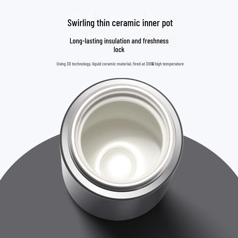Temeike Izolovaný hrnek s keramickou vložkou a titanovým víčkem