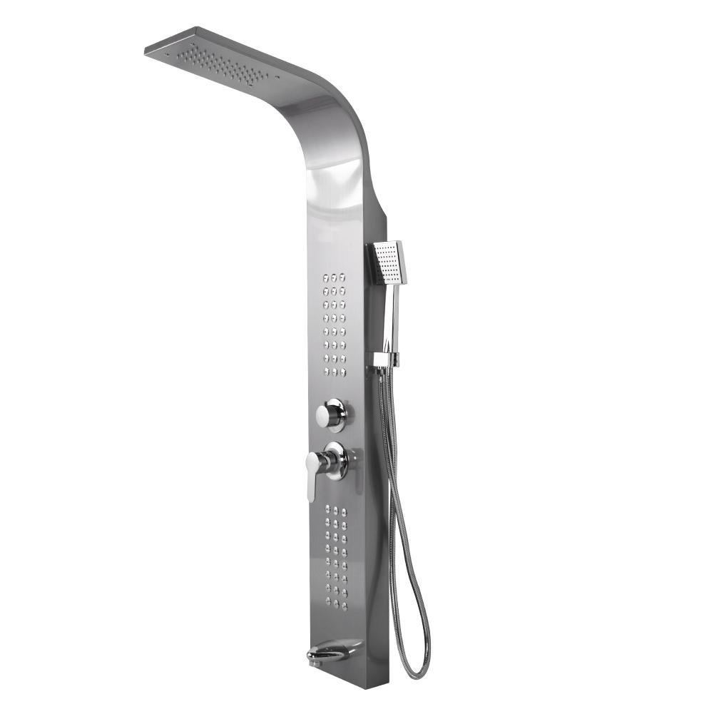 Stainless Steel Shower Panel Set Bathroom Shower Kit Showering Accessories for Home Hotel Use