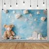 Decorazione Sfondo Festa di Compleanno per Bambini Palloncino Nuvola Orsetto Arco per Bebè Striscione Shower Oggetti di Scena Studio Fotografico Ingrosso