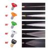High Pressure Washer Gun with Foam Bottle 14inch Quick Connector, 060 Degrees  5pcs Pressure Washer