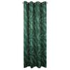 Ready-made Grommet Curtain 140X250 Hilary Palm Leaves Graphite Green