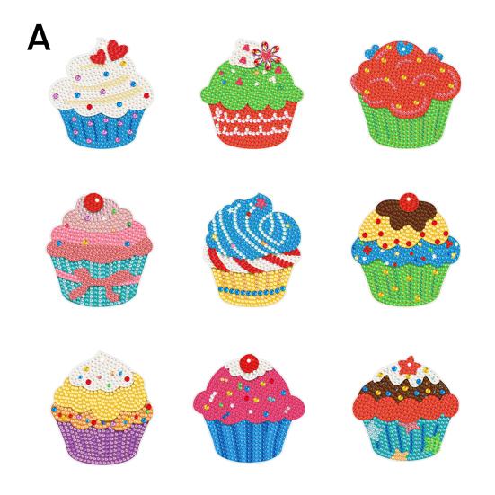 DIY Pintura Diamante Pingente Forma Criativa Cor Brilhante Brilho DIY Bordado Artesanato Janela