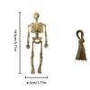 Mini Keletons For Halloween Decor, 5.7" Small Skeleton Halloween Decoration For Haunted House Accessories Party Favors