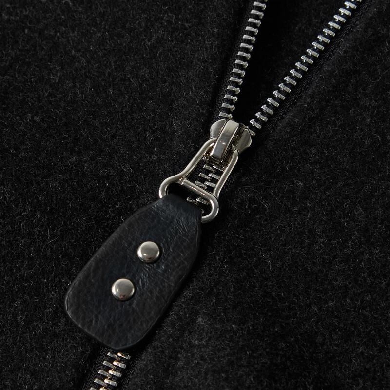 eifini Women's Hooded Wool Blend Short Coat