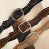Pin Buckle Double-Row Rivet Belt Retro Vintage Belt Y2K Style Waist Belt  Dating