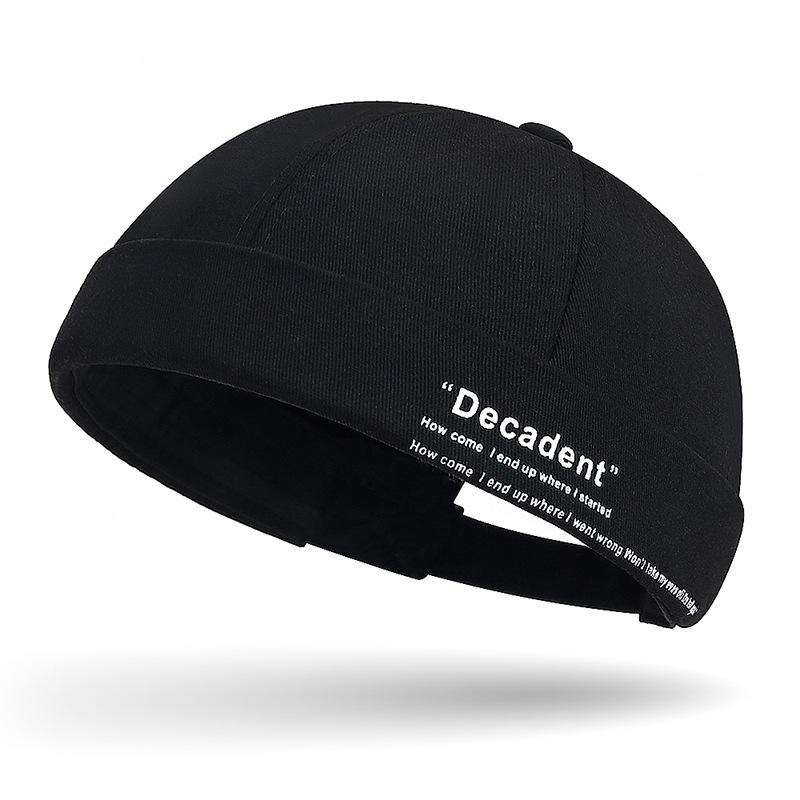 

Хип-хоп, Брим, Арбузная корка, Шляпа династии Тан с напечатанными буквами, Молодежь-хипстеры, Артистичная и ретро шляпа помещика Adjustable 55-60cm