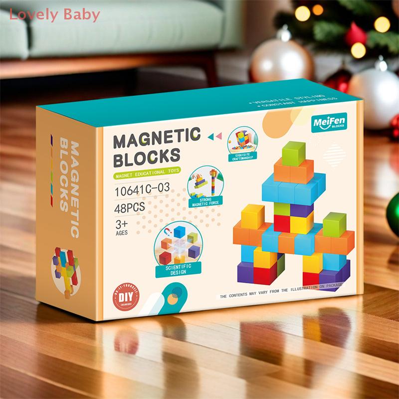 Magnetische Würfel Bauklötze Set - Stem Lernbausteine Für Kinder, Frühes Pädagogisches Konstruktionsspielzeug Für Kinder