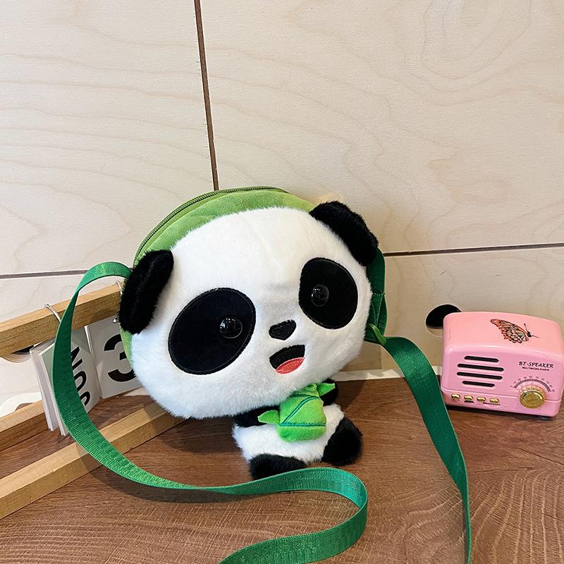 

Новая кукла гигантская панда красная панда женская сумка через плечо подарок Чэнду автомат для захвата панда мультяшная плюшевая сумка-мессенджер one size fits all зелёный