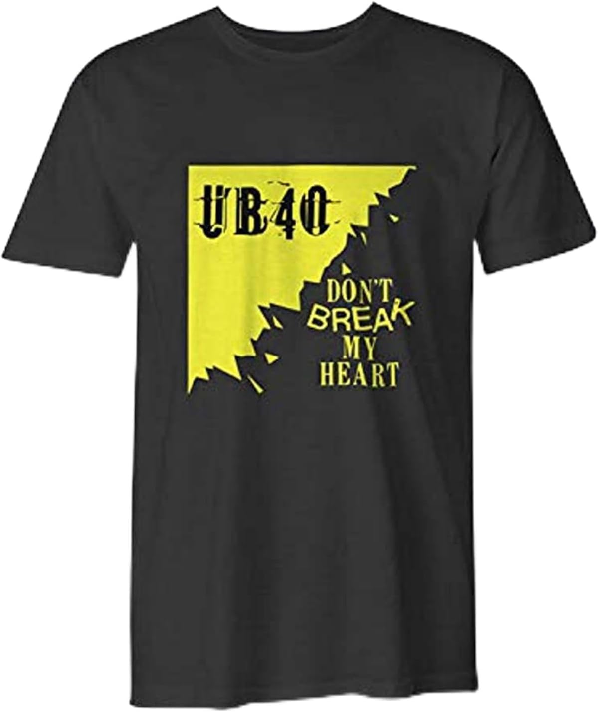 Ub40 Black T Shirt Men s Tee Don t Break My Heart 4XL чёрный
