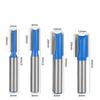 1PCS 8mm Schaft Gerade Holzbearbeitung Router Bit Set Carpenter Fräser 6/8/10/12/14/18/20mm Schnitt Durchmesser