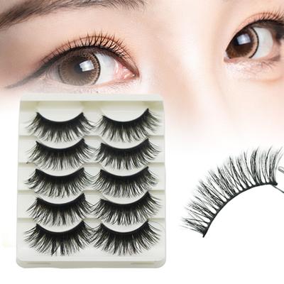 Lange Dicke Wimpern Beauty Make-up Werkzeug 5 Paare