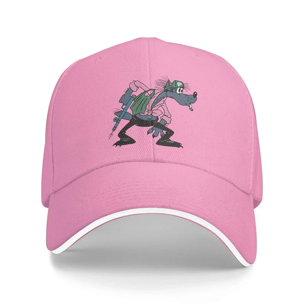Nu Pogodi Casual Baseball Cap Cartoon Wolf Running Hippie Hip Hop Hats Summer Hot Sale Men Women Fitted Retro Baseball Caps